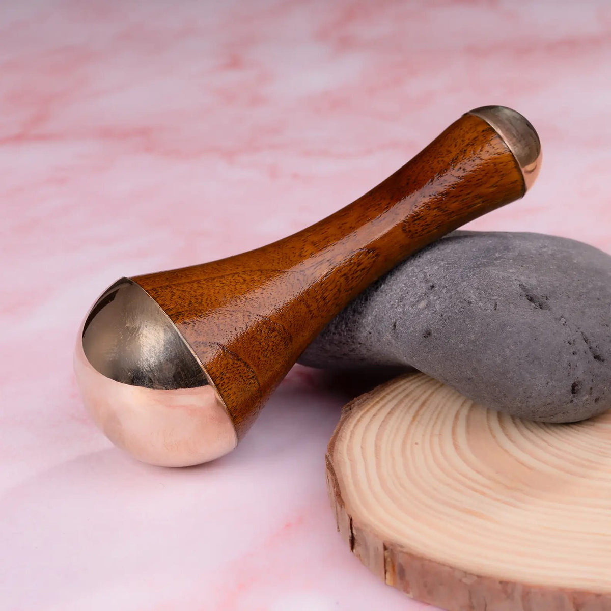 Premium Ayurvedic Kansa Massager – Traditional Face & Body Massage Tool