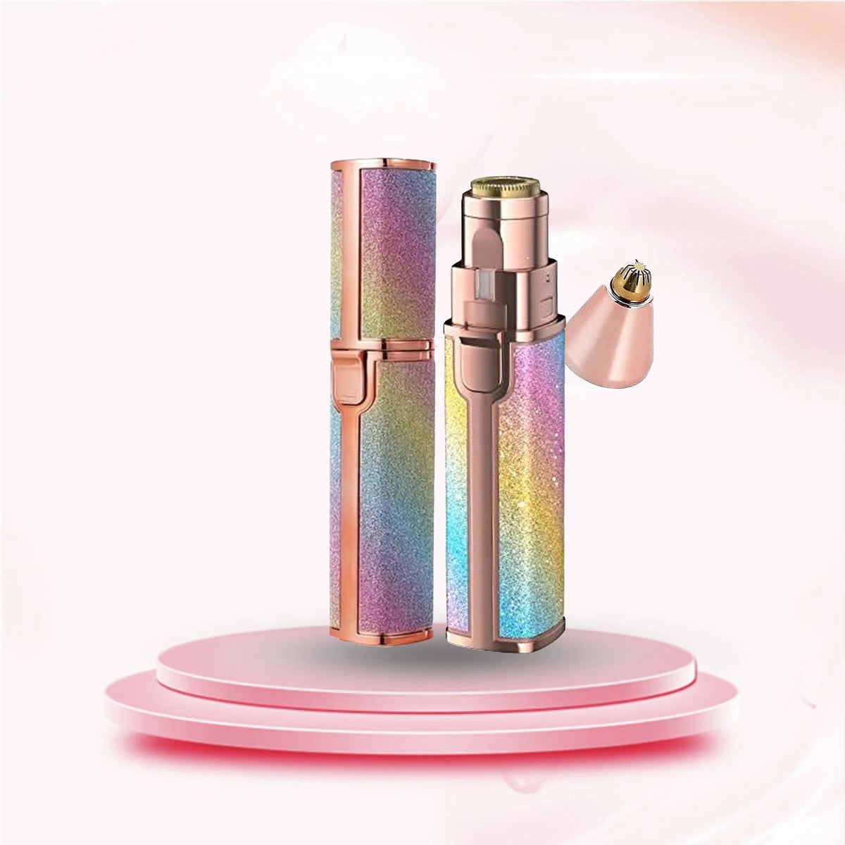 2-in-1 USB Rechargeable Eyebrow & Lip Trimmer for Women